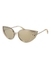 Police Frauen Sonnenbrille Katzenauge Gold
