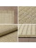 KADIMA DESIGN Teppich Outdoor Flachgewebe Uni-Farbe Polypropylen Balkon in Beige