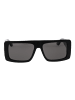 GCDS Unisex Sonnenbrille Rechtwinklig Schwarz