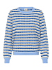 Fransa Langarm FRCAIA Regular fit in DELLA ROBIA BLUE STRIPE