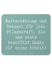 Mr. & Mrs. Panda Mauspad Spruch Pflegekraft Wertschätzung mit Sp... in Meeresbrise