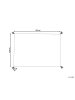 Beliani Kuscheldecke GUNA in Beige - (W) 130 x (H) 1 x (L) 180 cm