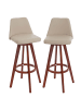 MCW 2er-Set Barhocker C43, Creme
