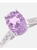 Diamant L'éternel Ring aus 375 Weißgold mit 0.82 Karat Diamant mit Amethyst