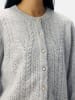 Object Strickjacke in Light Grey Melange