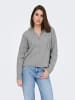 ONLY Strickjacke in Medium Grey Melange