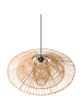 Beliani Pendelleuchten BOTIJAS in Naturfarben - (W) 66 x (H) 150 x (L) 66 cm