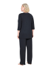 Ulla Popken Pyjama in schwarz
