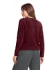 BETTY & CO Strickpullover mit Kragen in Fall Burgundy