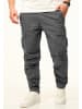 DAILY COTTON Cargohose - als Stoffhose mit Stretch im Tapered Fit in Dunkelgrau