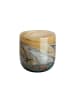 GILDE Vase "Vida" in Blau - (H) 16,5cm