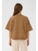 SAINT TROPEZ Sweatshirt RalphineSZ Oversize fit in Toasted Coconut