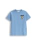 Coccodrillo T-Shirt mit kurzen Ärmeln in blau