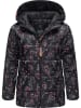 ragwear Steppjacke Roxanka Flowers in Black