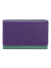 MYWALIT Medium Tri-fold Geldbörse I Leder 14 cm in orchid