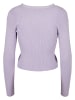 Urban Classics Urban Classics Damen Ladies Short Rib Knit Cardigan in lilac