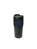 elasto Isolierbecher "Temptation" in Schwarz/Blau - 500 ml