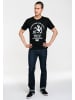 Logoshirt T-Shirt mit Men in schwarz
