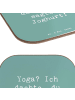 Mr. & Mrs. Panda Untersetzer Spruch Yoga Humor mit Spruch in Meeresbrise