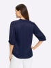 Heine Kurzarm-Bluse in marine
