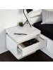 home24 Nachtkommode Emblaze in Hochglanz Weiß