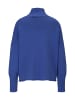 Rich & Royal Rollkragenpullover Mock Neck Seamless Ecovero in blau