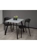 58 aufm Kessel BARTISCH Eirene 70x70x75 schwarz matt/aqua matt lack