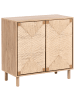 Beliani Sideboard BONDI in Braun - (W) 81 x (H) 78 x (L) 40 cm
