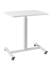 Beliani Verstellbarer Laptopständer ACADEMIA in Weiß - (W) 65 x (H) 73 x (L) 48 cm