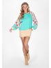 IZIA Women Sweatshirt in aruba blue