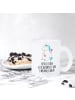 Mr. & Mrs. Panda Glasbecher Einhorn Baby mit Spruch in Transparent