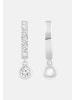 Ethische Diamanten Ohrringe aus 375 Weißgold mit Lab Grown Diamant