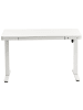 Beliani Höhenverstellbarer Schreibtisch PENLY in Weiß - (W) 120 x (H) 70 x (L) 60 cm