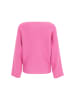 Zero  Strickpullover mit U-Bootausschnitt in Raspberry Velvet