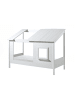 58 aufm Kessel BAUMHAUSBETT Katalyn 214x159x105 aus MDF+Massivholz in Weiß