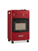 relaxdays Gasheizofen in Rot - (B)42 x (H)73 x (T)36 cm