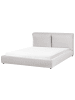 Beliani Doppelbett BAJONNA in Grau/Schwarz - (W) 200 x (H) 94 x (L) 235 cm
