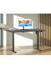 VCM  Schreibtisch Lona elektrisch verstellbar 140 x 50 in Schwarz / Anthrazit