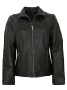 MADDOX Lederjacke Lammnappa in Schwarz