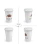 Mr. & Mrs. Panda Coffee To Go Becher Igel Herzen mit Spruch in Weiß
