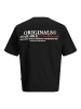 JACK & JONES PLUS T-shirt in Black
