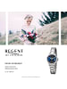Regent Armbanduhr-Analog silber klein (ca. 29mm) Regent Metallarmband