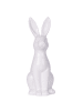 Beliani Dekofigur PAIMPOL in Weiß - (W) 14 x (H) 39 x (L) 18 cm