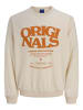 JACK & JONES Junior Sweatshirt in Ecru