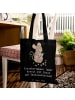 Mr. & Mrs. Panda Tasche Erzieherin Chaos mit Spruch in Schwarz