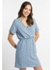 myMo Damen Kleid Mit Blütenprint in Blau
