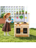 COSTWAY Matschküche Kinder Outdoor in Hellbraun