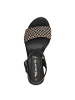 Tamaris Sandale Sandalette in schwarz