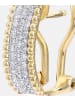 Diamant L'éternel Creolen aus 750 Gelbgold mit Diamant