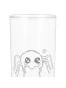 Mr. & Mrs. Panda Wasserglas Spinne Agathe Sandwich ohne Spruch in Transparent